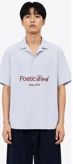 Poetic Stripped Half Shirt image 3