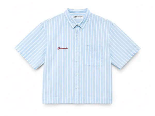 SPI ZARA STRIPPED HALF SHIRT image 0