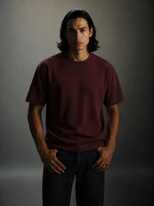 DJ BERSHKA BASIC T-SHIRT  image 0