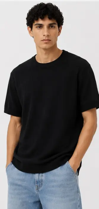 MYL KNIT ROUND T-SHIRT image 3