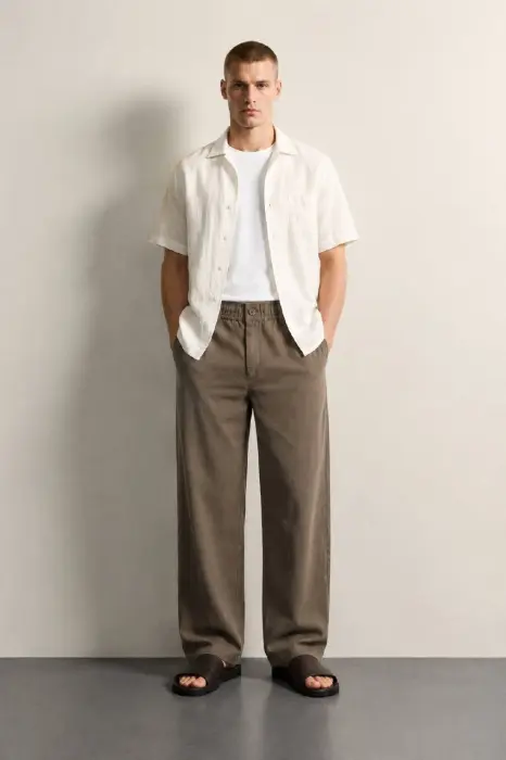 STOCK ZARA LINEN PANT  image 1