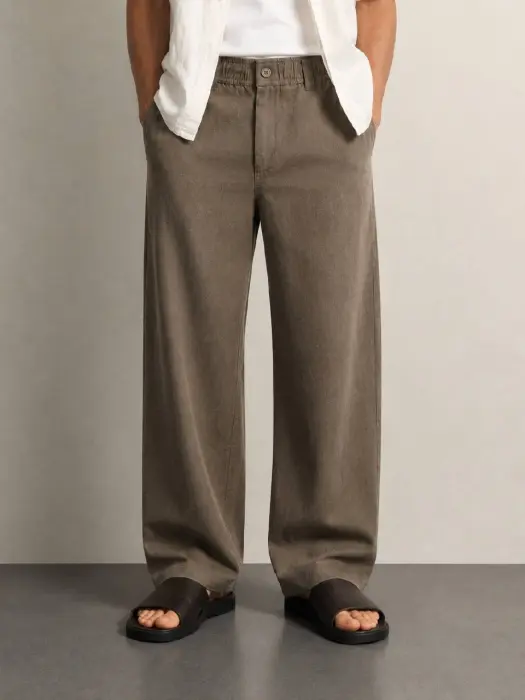 STOCK ZARA LINEN PANT  image 0