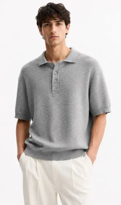 ZARA KNIT POLO ORIGNAL SHIRT image 1