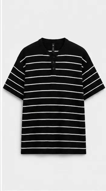 HENLEY STRIPPED T-SHIRT image 4