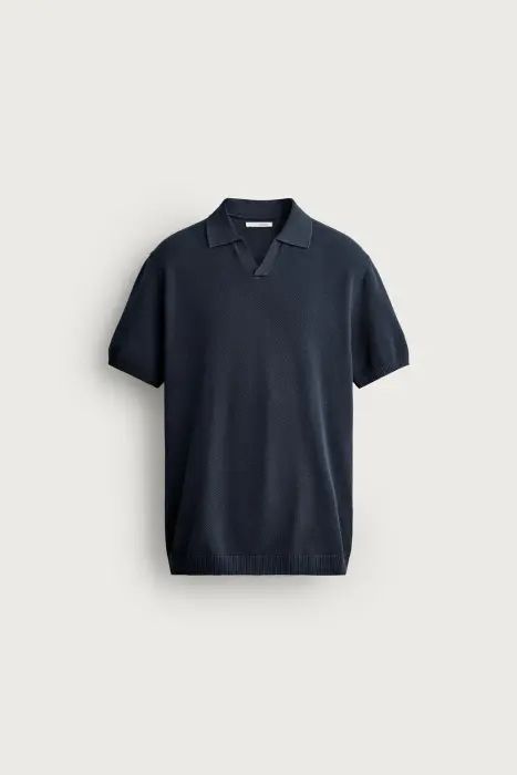 ZARA SLIM-FIT KNIT POLO SHIRT  image 3