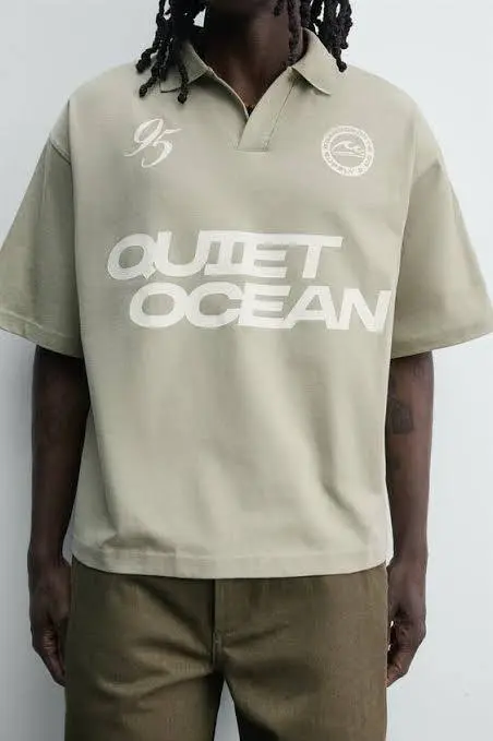 ZARA OCEAN POLO T-SHIRT  image 1