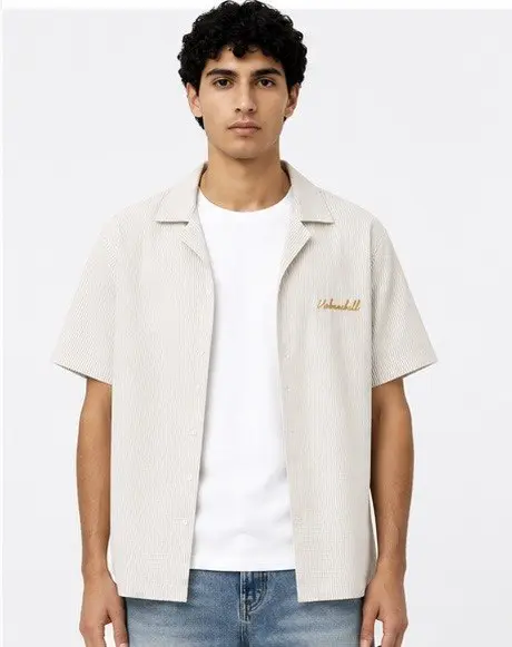 MYLO STRIPPED HALF SHIRT  image 7
