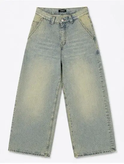 MYLO VINTAGE BLUE WIDE-LEG JEANS 6446/3 image 1