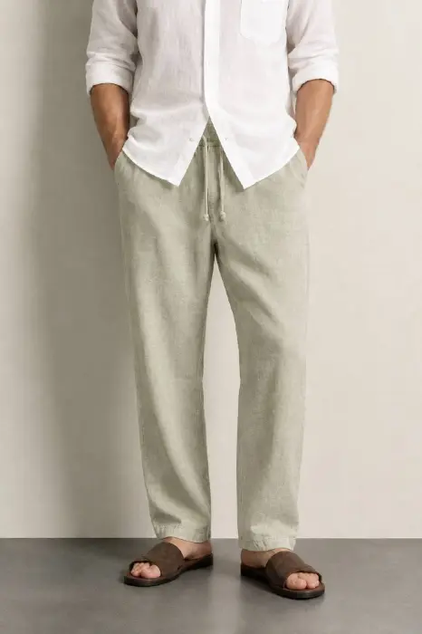 DJ ZARA HARD LINEN PANT image 0
