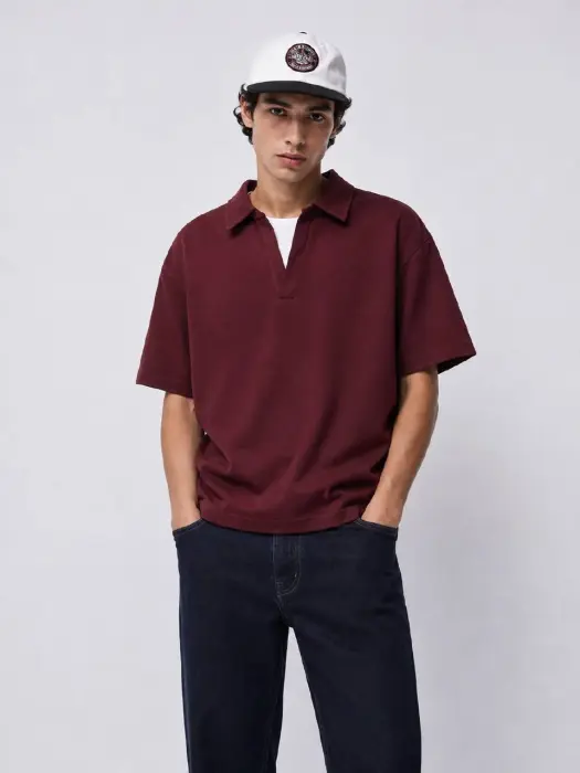 V POLO T-SHIRT  image 0