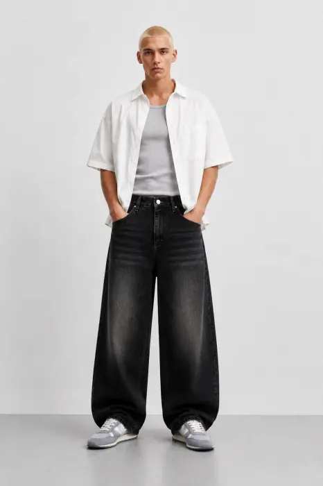 MJ BERSHKA BAGGY-FIT JEANS  image 1