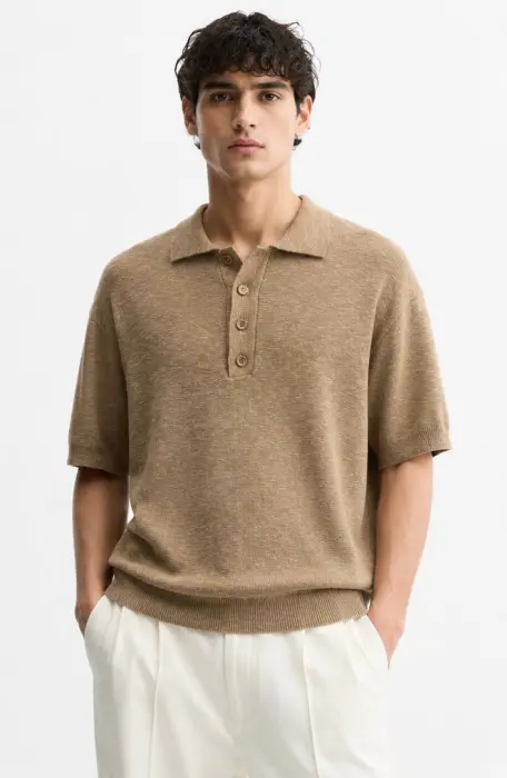 ZARA KNIT POLO ORIGNAL SHIRT image 3