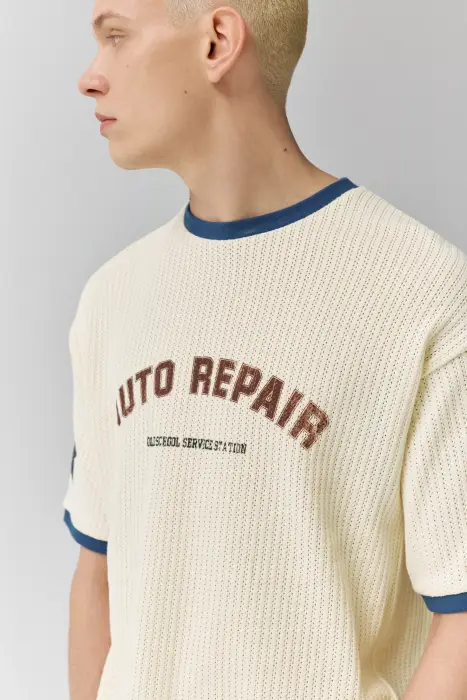 PULL&BEAR REPAIR T-SHIRT image 3