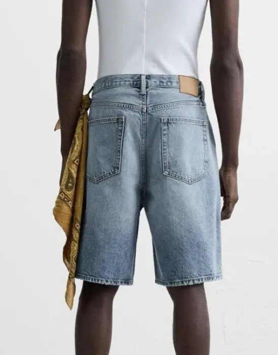 ZARA ORIGNAL DENIM SHORT  image 2