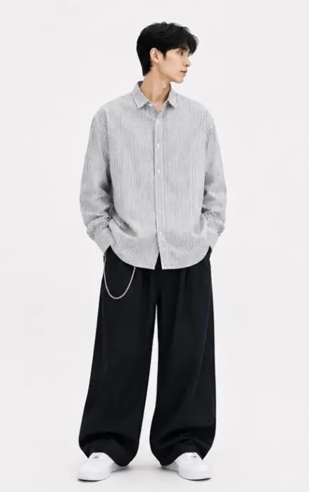 ZARA STRIPPED LINEN SHIRT  image 2