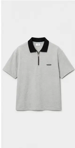  Knit Collar Polo T-shirt image 2