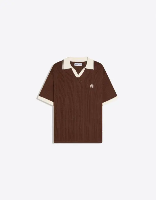 BERSHKA LA KNIT POLO T-SHIRT  image 2
