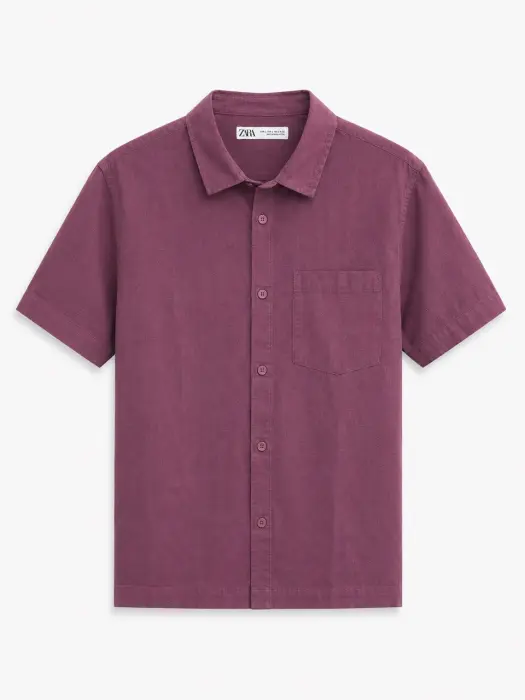 SPI ZARA LINEN HALF SHIRT image 1