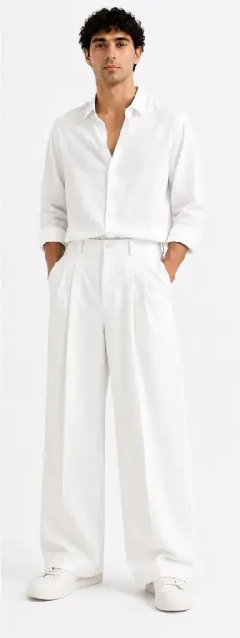 A9 WIDE-LEG CLASSIC PANTS image 1