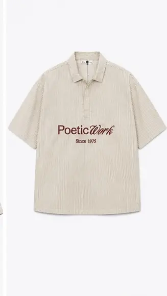 Poetic Stripped Half Shirt image 0