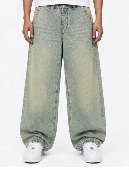 MYLO VINTAGE BLUE WIDE-LEG JEANS 6446/3 image 0