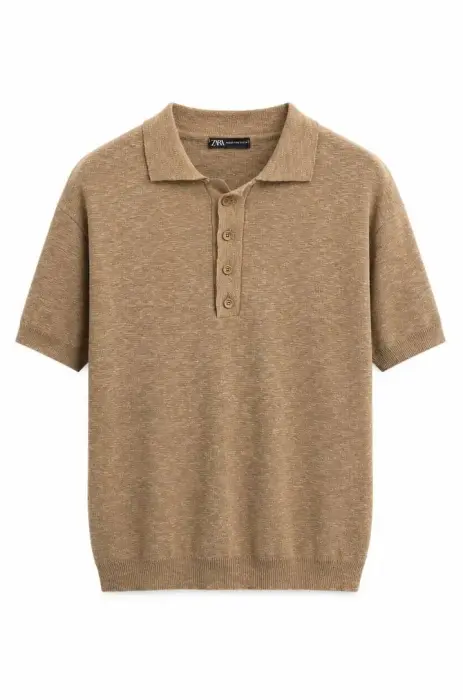 ZARA KNIT POLO ORIGNAL SHIRT image 2