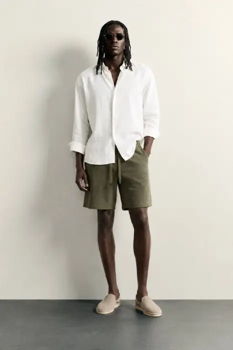ZARA LINEN SHORT  image 1