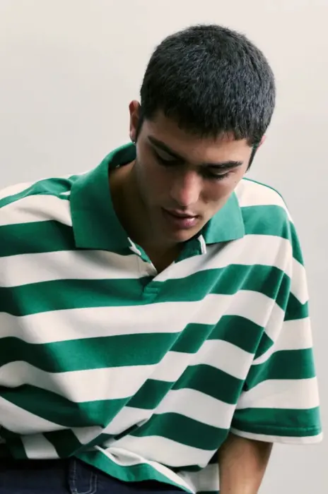 STWD STRIPPED POLO T-SHIRT  image 0
