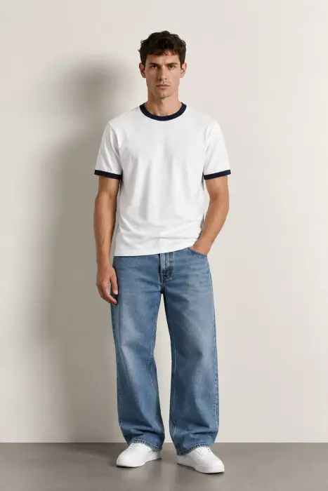 ZARA CONTRAST T-SHIRT  image 7