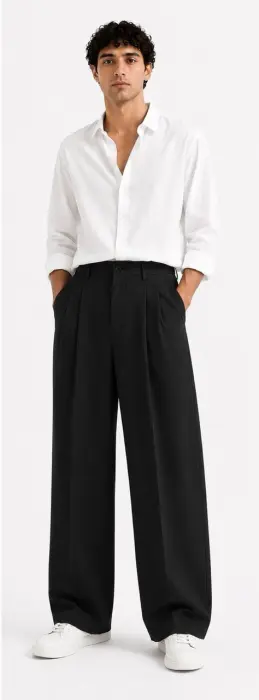 A9 WIDE-LEG CLASSIC PANTS image 0