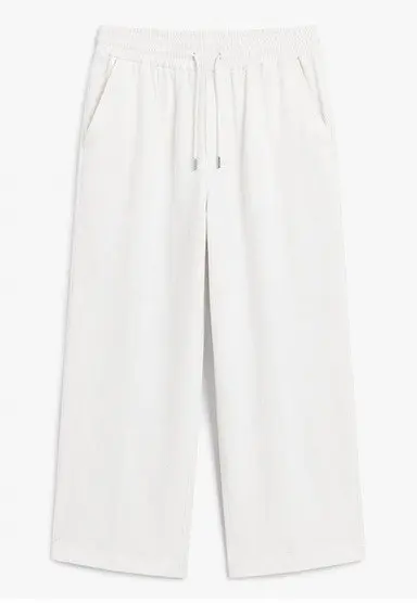 MASSSIMO DUTTI HARD LINEN PANT image 3