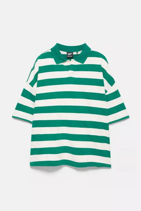 STWD STRIPPED POLO T-SHIRT  image 5