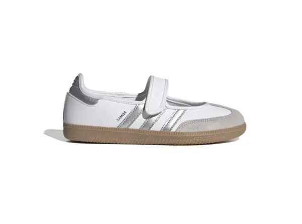 adidas Samba Jane 'White Silver Metallic' image 0