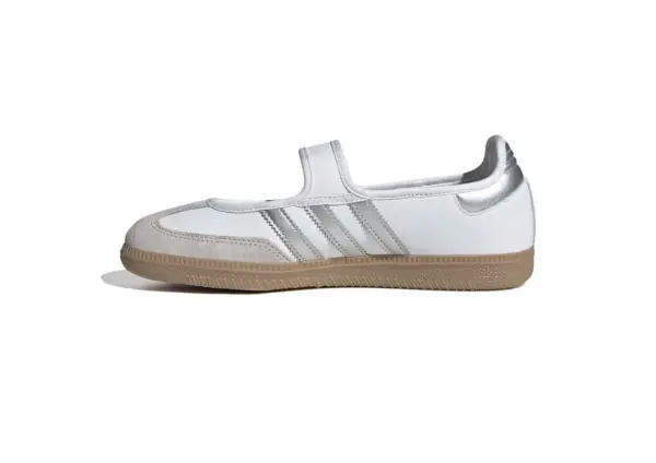 adidas Samba Jane 'White Silver Metallic' image 1