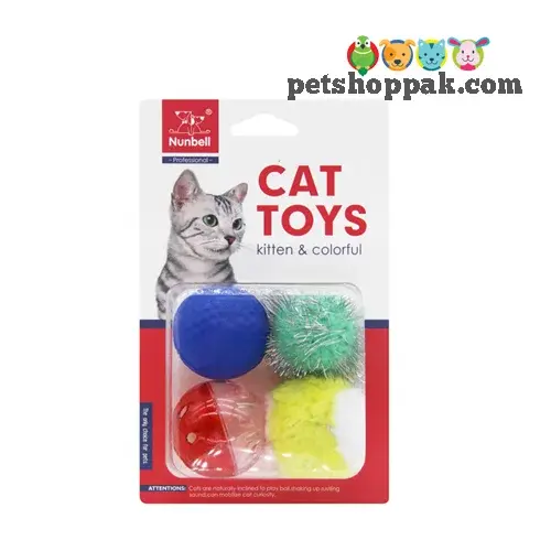 Nunbell Cat Toys Pack of 4 toys image 0