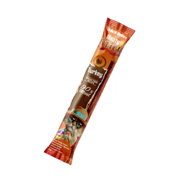  Treats Juicy Bites  Meaty Cat Stick - Turkey image 0