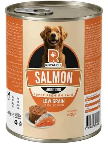 Royal Pet Wet Food Pate with salmon for adult dogs 400G image 0