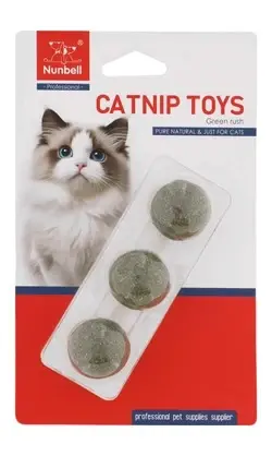 Nunbell Catnip CAT TOY 3 PC image 0