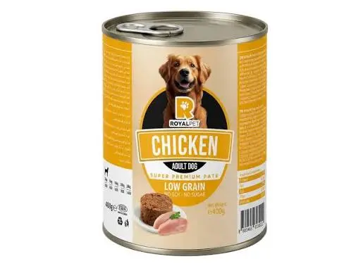 Royal Pet Wet Food Pate with chicken for adult dogs 400G image 0