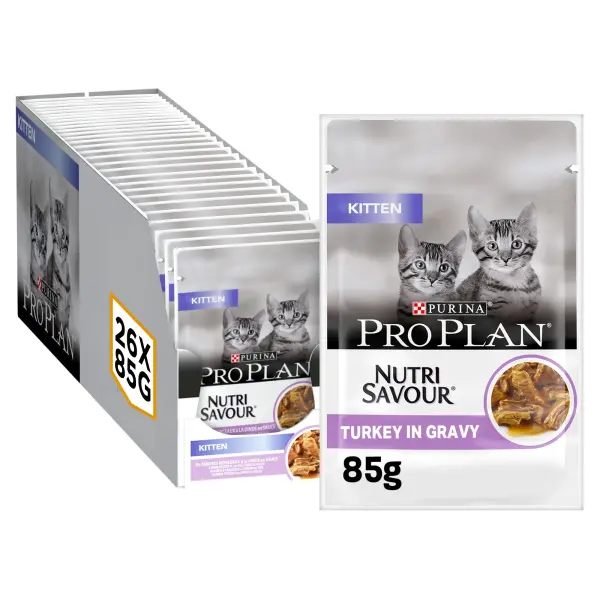 proplan kitten turkey 85g image 1