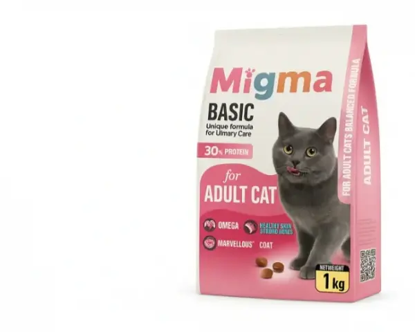 Migma Basic 30% Protein Dry Food for Adult Cats 1k image 0