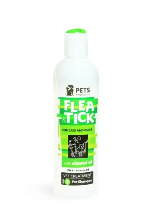 Pets Republic Flea &amp; Tick shampoo with Almond oil image 0