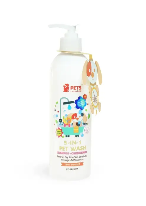 PETS Republic Shampoo &amp; Conditioner 5 in 1  Anti Dandruf 500 ml image 0