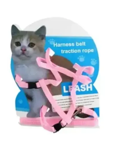 Doggyz Adjustable Cat Harness with Leash image 1