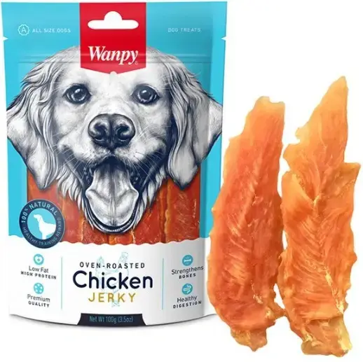 Wanpy Chicken Jerky Treat - 100 GM image 1