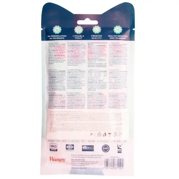 Wanpy Creamy Lickable Treats Tuna and Shrimp For Cat 70 g image 2