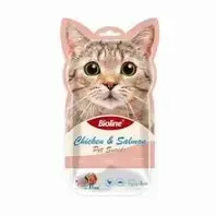 Bioline Cat Treats Chicken &amp; Salmon 5x15gm image 0