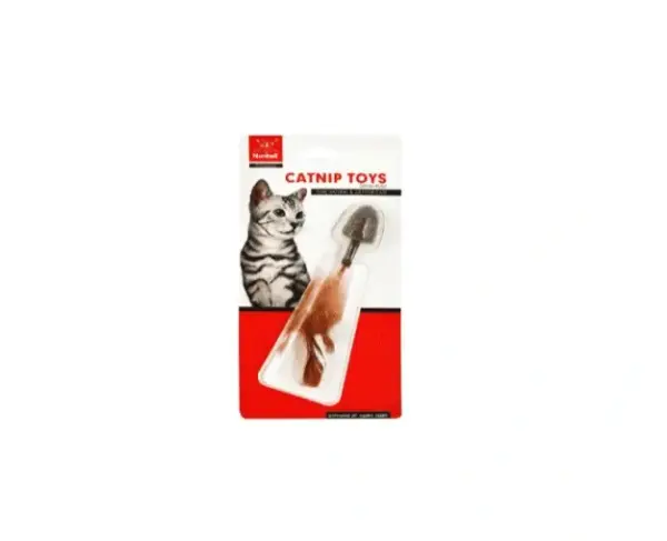 Nunbell Catnip Toy with Feather image 0