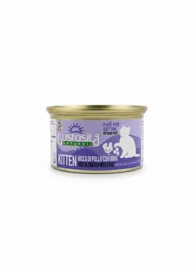 Gustosita Naturali Kitten Pate Chicken with Eggs85 G image 0