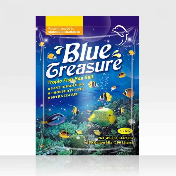 Blue Treasure Marine Salt (Blue) | Aquarium Salt for Marine & Saltwater Tanks image 0